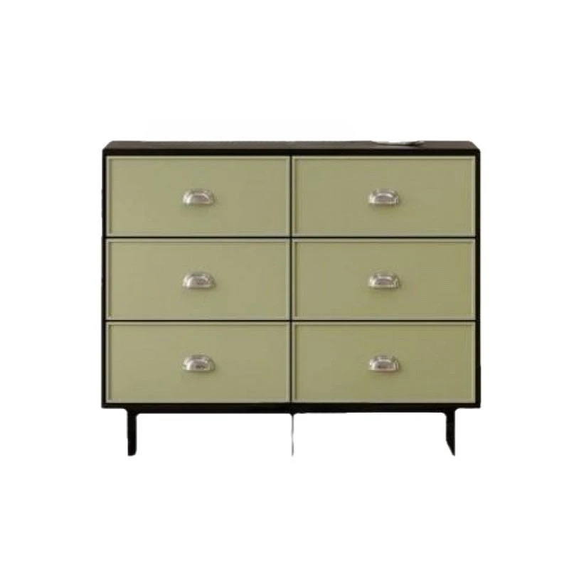 Retro nine-chest cabinet color matching modern simple door cabinet living room storage storage drawer cabinet