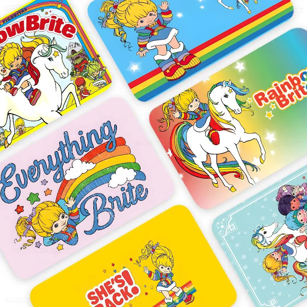 Rainbow Brite Red Butler TV Game Anime Sticker Film Skin Cover Case For Small Large No Chip Debit Credit Card Front Side