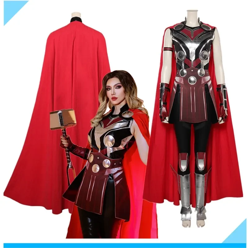 

Jane Cosplay Foster Costume Adult Women Jumpsuit Cloak Outfits Halloween Carnival Party Suit 2025