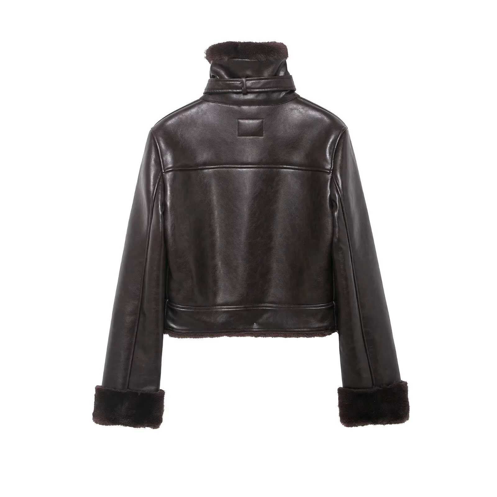 European and American style 2025 winter new women's clothing design sense double-sided faux fur jacket jacket