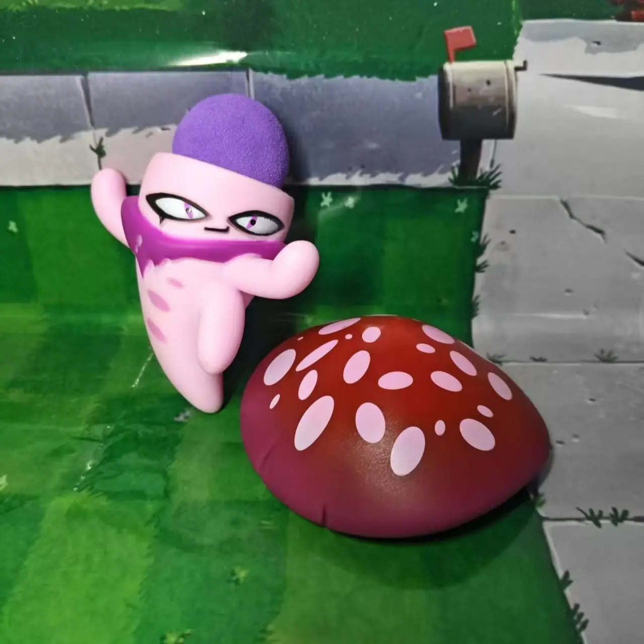 

"New Plants vs. Zombies" is a soft rubber toy - a nightcap, a zombie-themed shooting game, and a birthday gift toy.