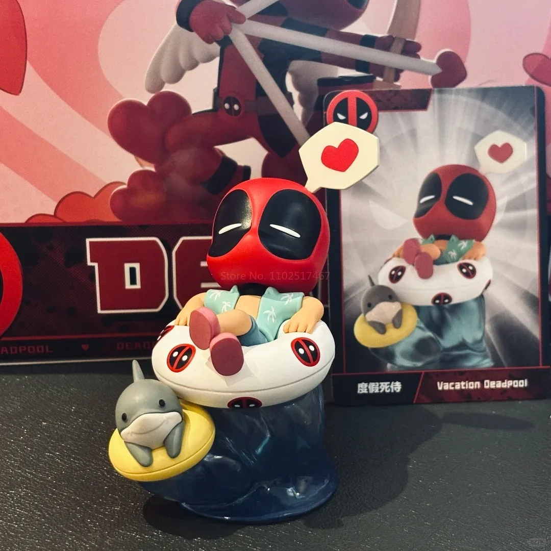 Genuine New Marvel Deadpool Series Blind Box Handpiece Cute Deadpool Mystery Box Ornaments Movie Surrounding Boys Surprise Gift