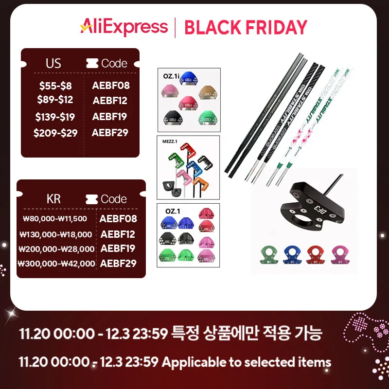 

MEZZ.1/ OZ.1 /DF3 /OZ.1i Golf Putter MEZZ.1 Putter Zero torque putter OZ1i Putter With STABILITY Shaft(Graphite&Steel)DF3 Putter