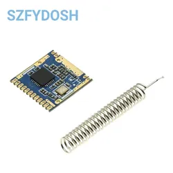 ZC1103 Wireless Transceiver Communication Module 433MHz Wireless Communication SPI RF Module With Spring Antenna SI4432