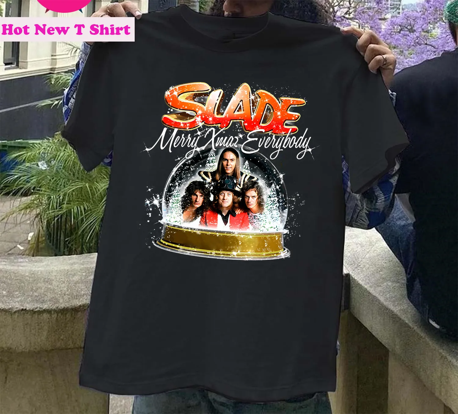 Slade band hot hot New black T Shirt S-5XL SG1070