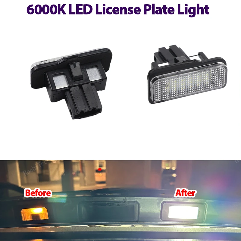 12V LED Number License Plate Lamp canbus no error For Mercedes Benz E-Class W211 S211 CLS-Class W219 C-Class S203 SLK-Class R171