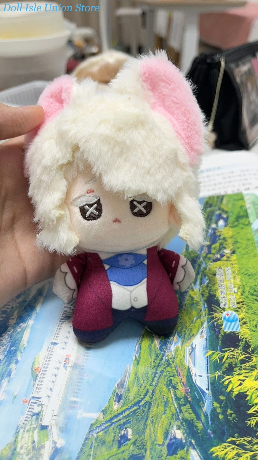 Anime Katoenen Pop 10 cm Nunu Lichaam Romanschrijver Norton Campbell Componist Game Identity V Pluche Knuffel Cosplay Beeldje Plushie