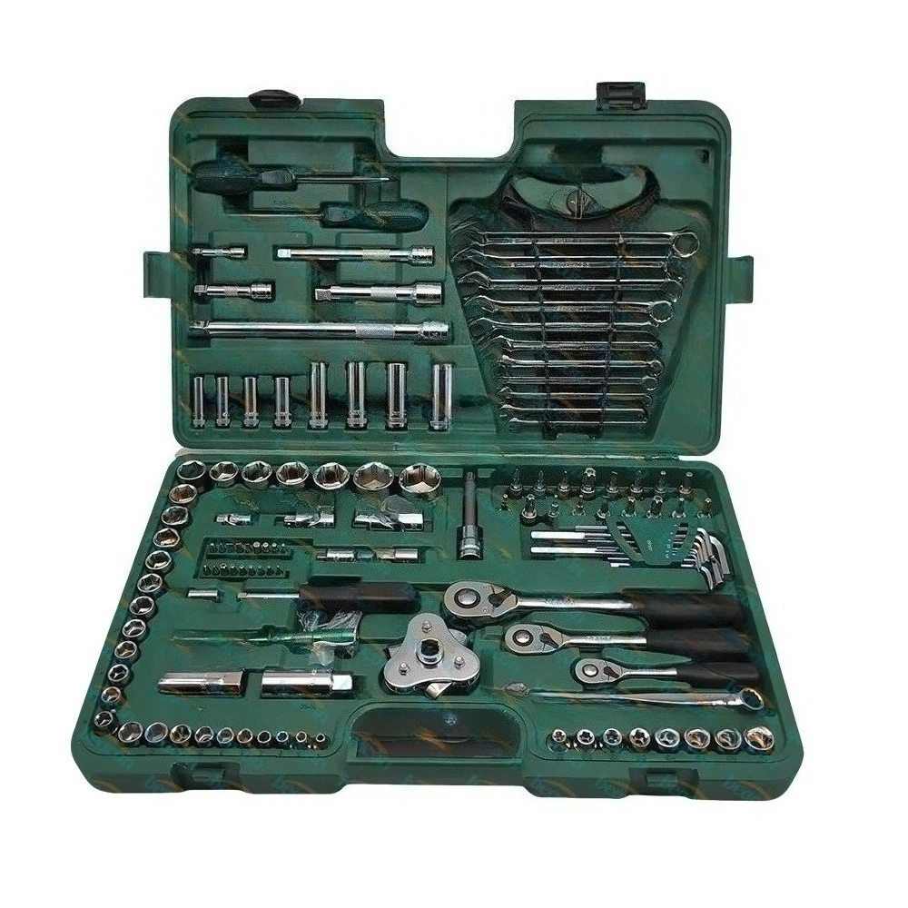 122-Piece Auto Repair Brand Hand Tool Set Auto Maintenance Repair Kit Common Rail Injector Tool