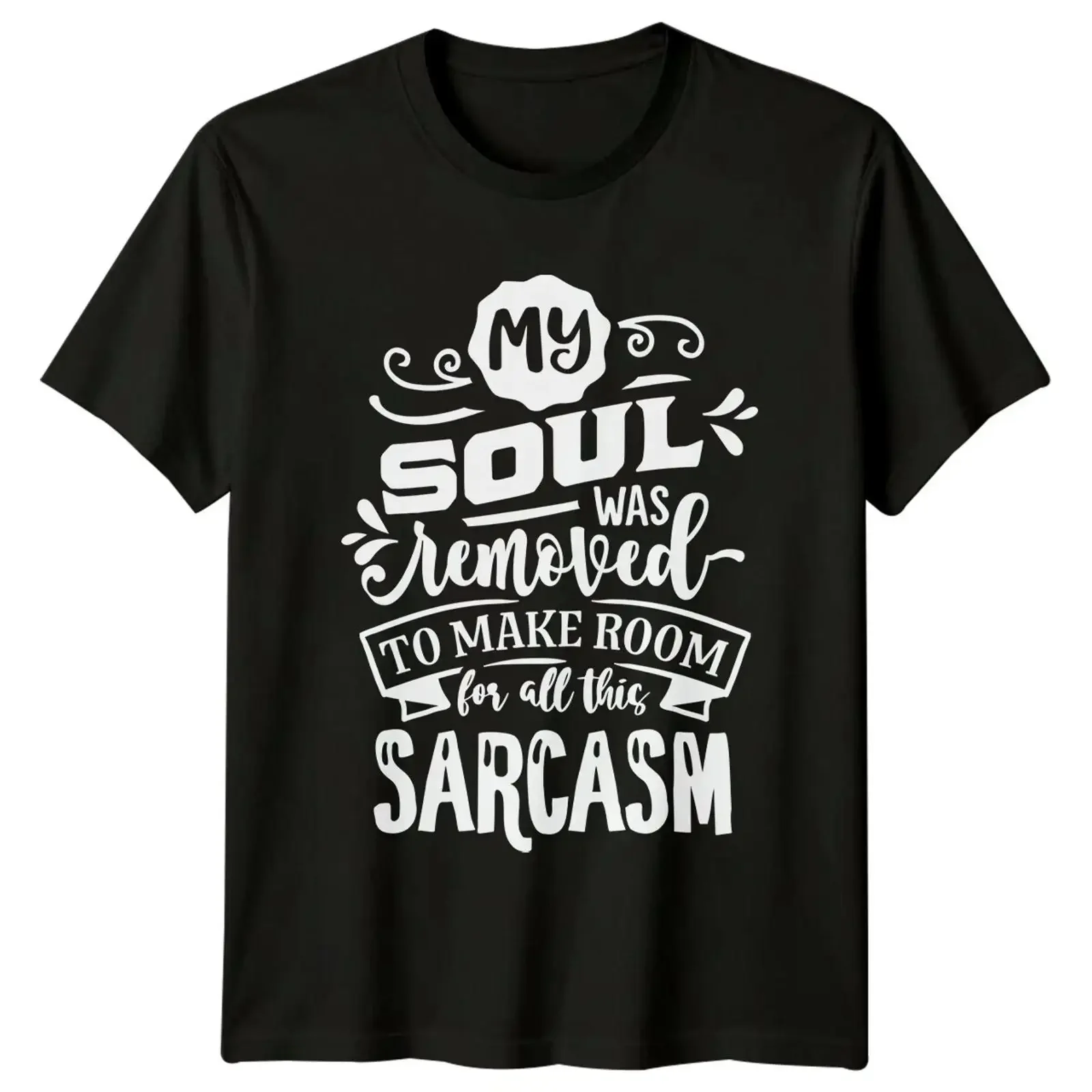 Lustiges Grafik T Shirt Sarcastic My Soul Was Removed vintage Washed Soft fashion Top For Everyday Wear Stretched Casual