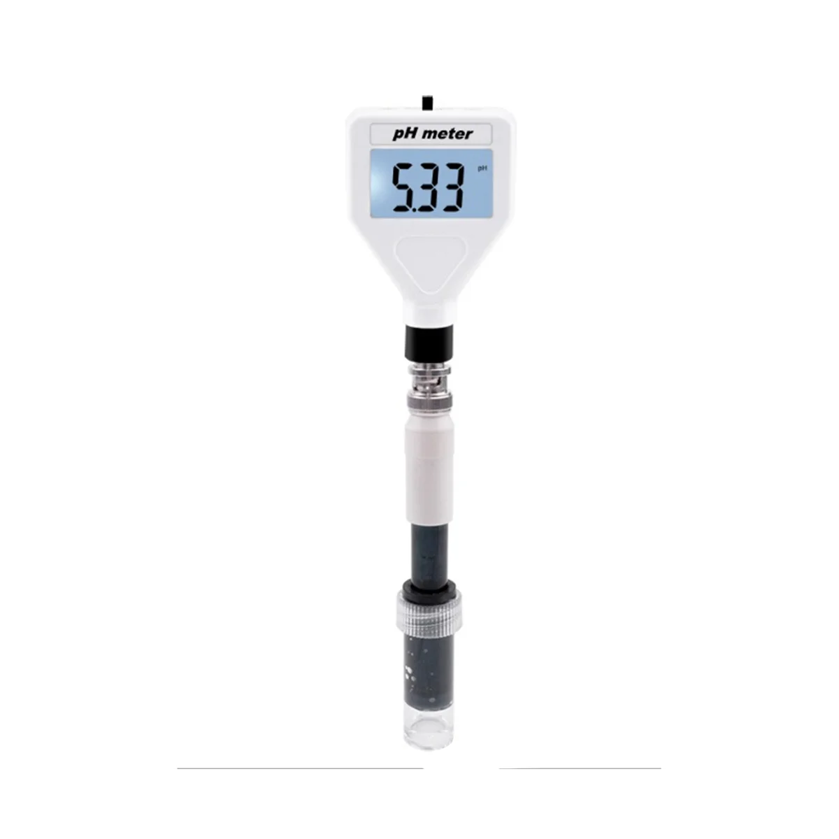 Digital PH Tester Meter -Acidity Meter PH Tester Soil Meter Tester with White Backlight for Cheese/Meat/Soil PH-98218