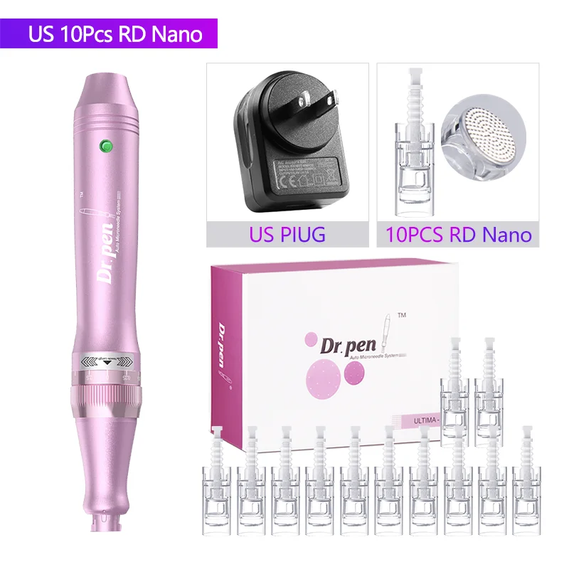 Authentieke Dr. Pen Ultima M7 12 stuks 0,25 mm naalden Multifunctioneel gezichtsmesotherapie huid draadloos elektrisch derma beauty apparaat