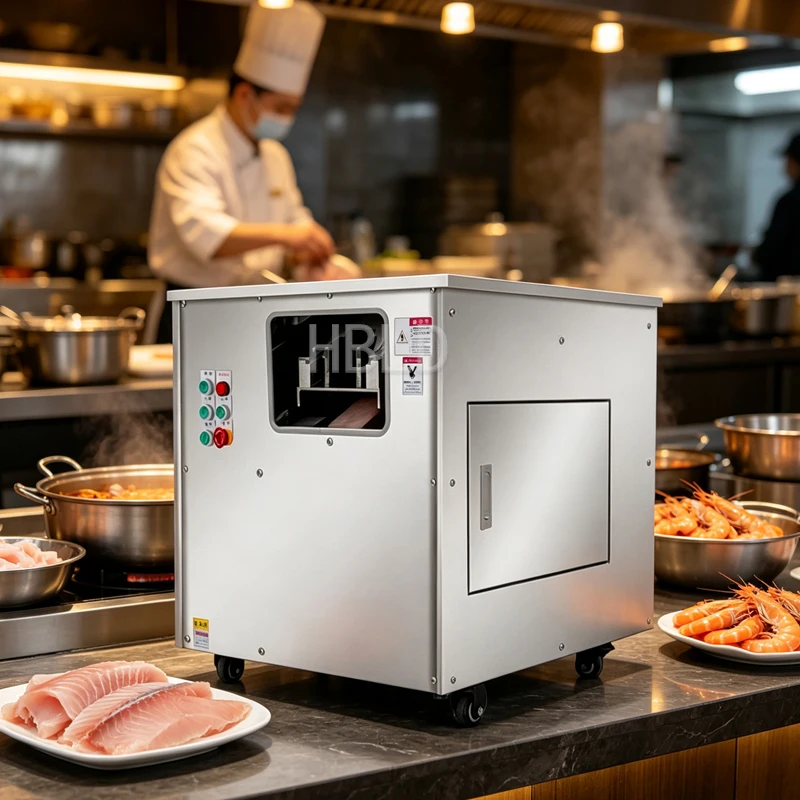 Commercial Fully Automatic Fish Fillet Machine Dragon Fish Salmon Slicer for Seafood Processing