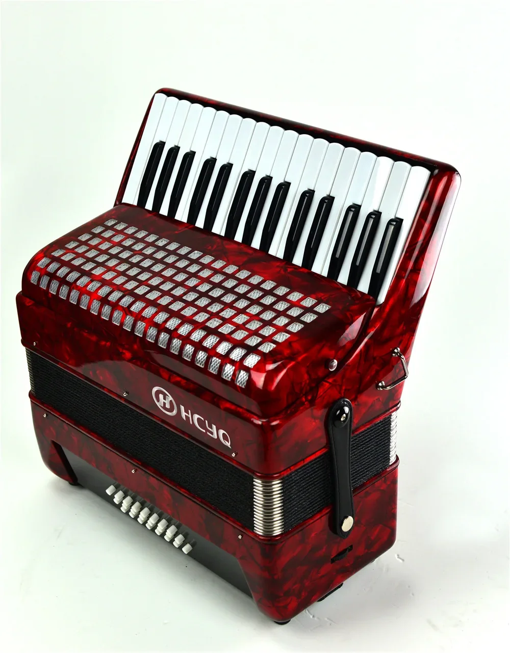 

Hooqu Hot Selling Export 32 Keys 24 Bass Accordion Keyboard Students Play Accordion
