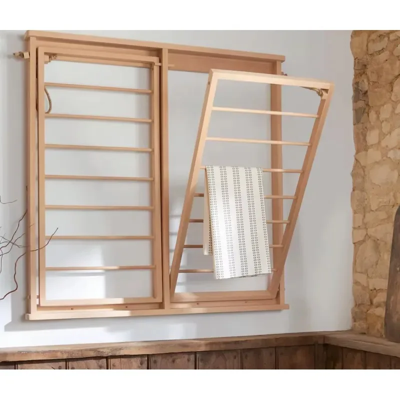 202405 Bead board drying rack Wall-mounted drying rack Laundry room drying rack