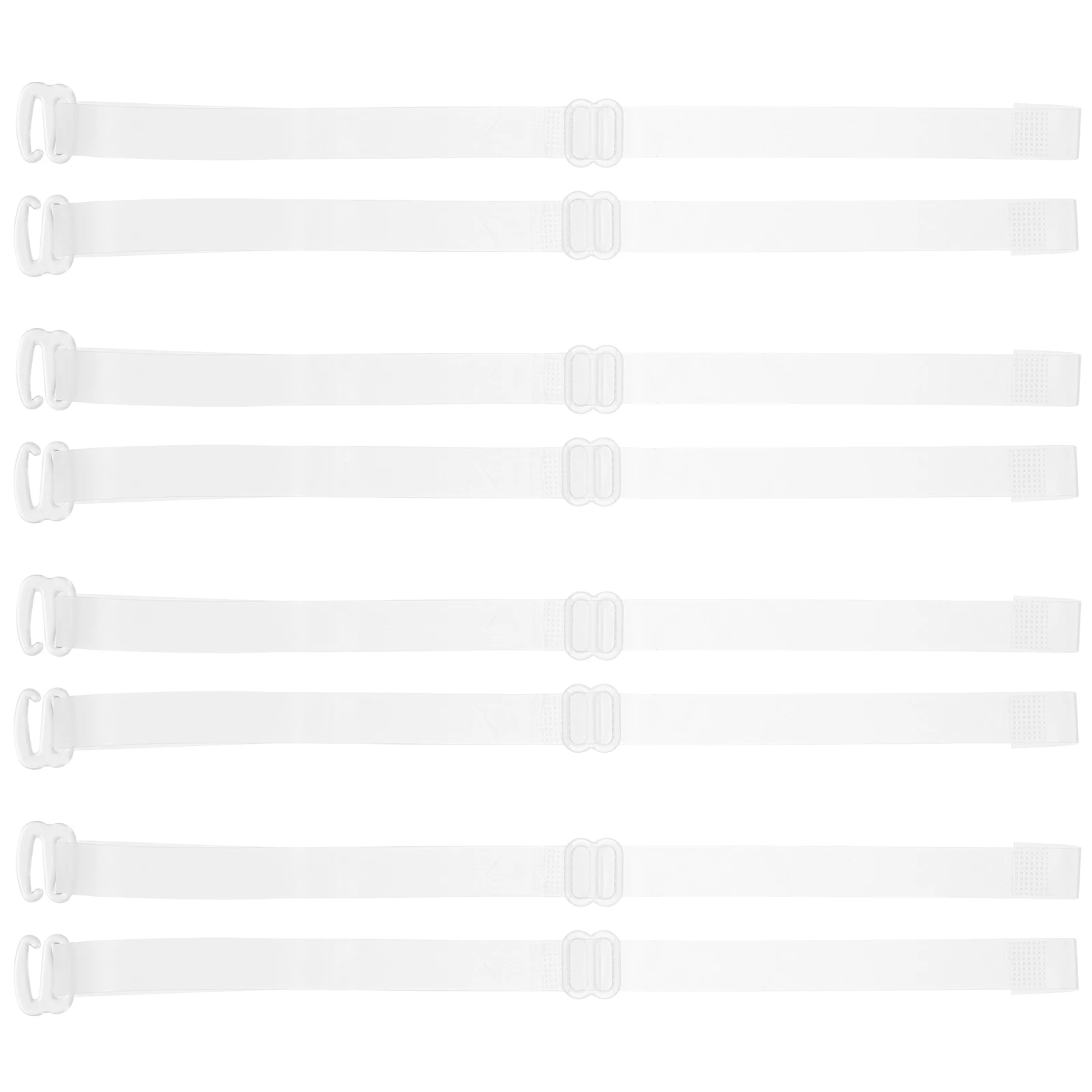

8pcs Clear Buckle High Heels Straps Tpu Women Transparent Heel Fixators Adjustable Shoelace For Shoes Practical Durable Elastic