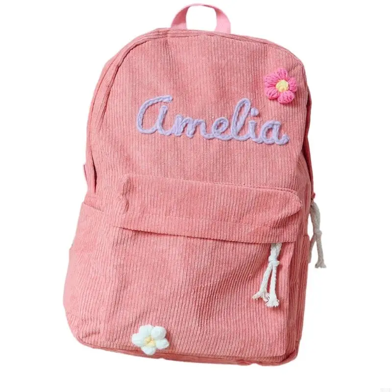 Japanese Styles Backpacks Letter School Bag Cartoon Backpacks Casual Rucksack M68E