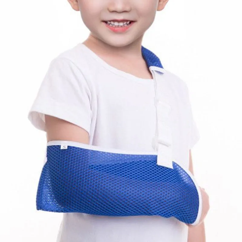 Kids Shoulder Braces Sling Arm Immobilizer for Broken Arm and Shoulder Injuries, Adjustable Pediatric Rotator Cuff Support wraps