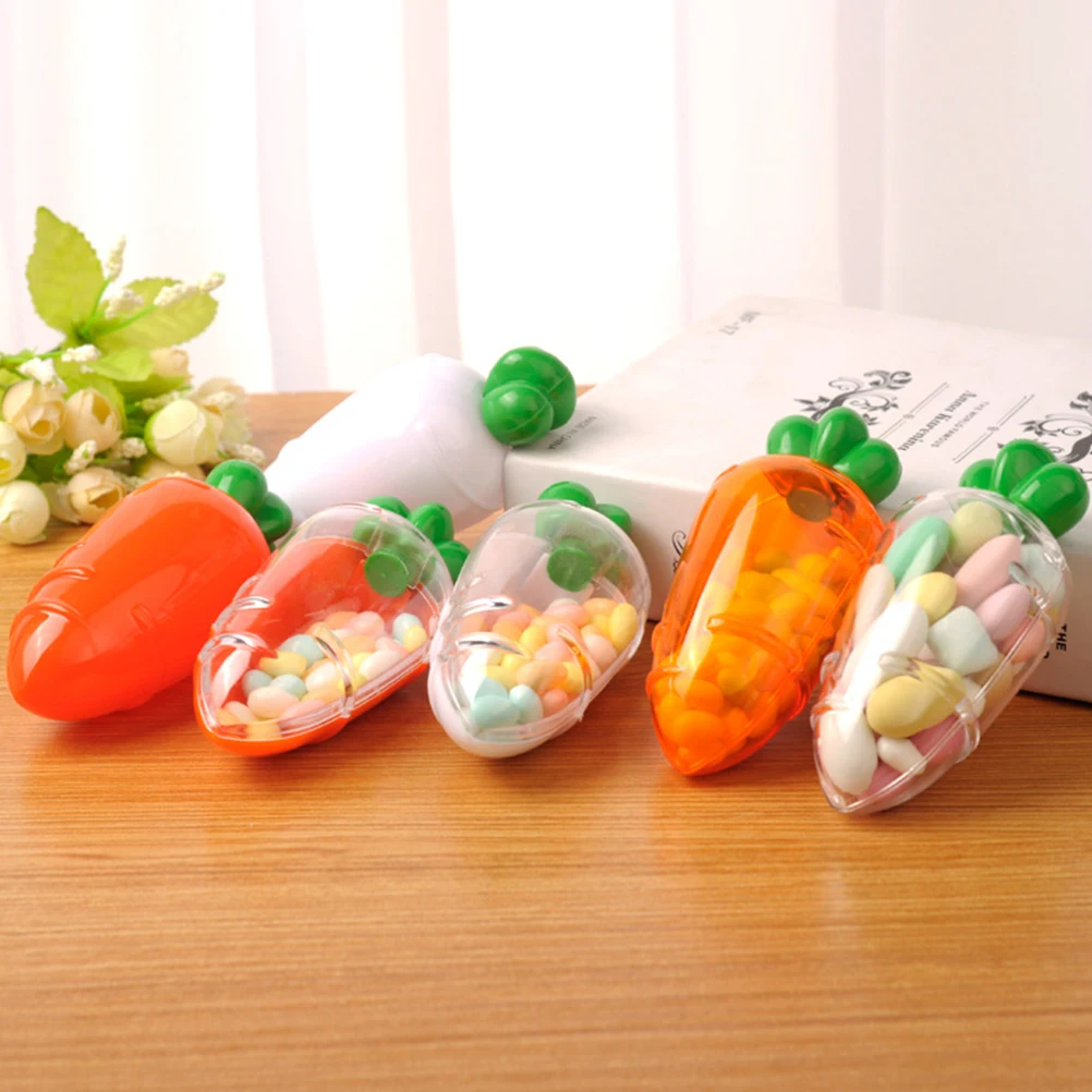 

12 Pcs Candy Boxes Easter Plastic Mini Containers Holder Small Biscuit Case Gift Storage Solution Odorless Premium Material