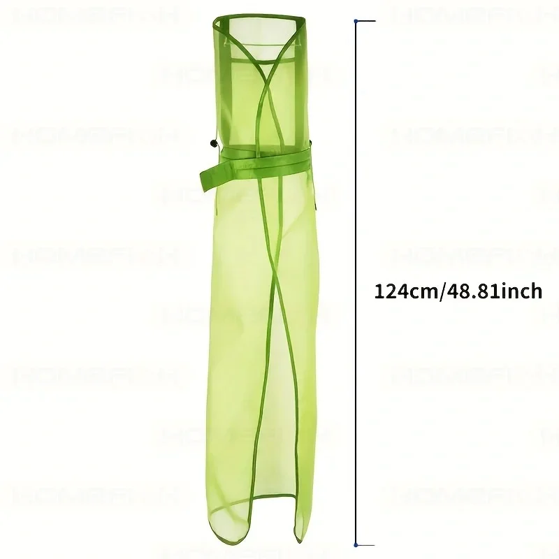 Garten-Rasenmäherkleidung, Trimmer-Schultergurt mit strapazierfähigem Nylonriemen, atmungsaktive Garten-Rasenmäher-Schürze mit Tasche – Detail 4