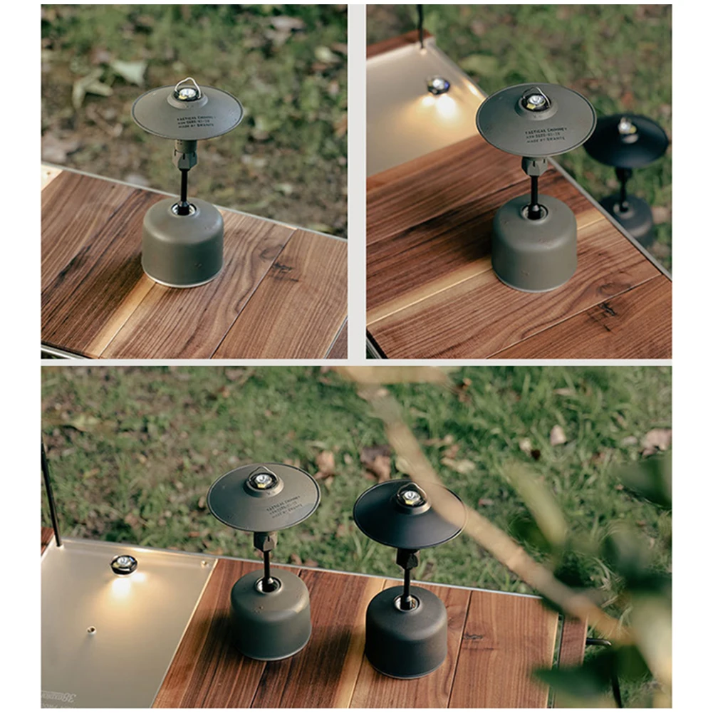 الرجعية غطاء خزان اسطوانة الغاز حقيبة معدنية الغاز يمكن الغطاء الواقي قطعة واحدة لمعدات المشي لمسافات طويلة في الهواء الطلق الظهر #5