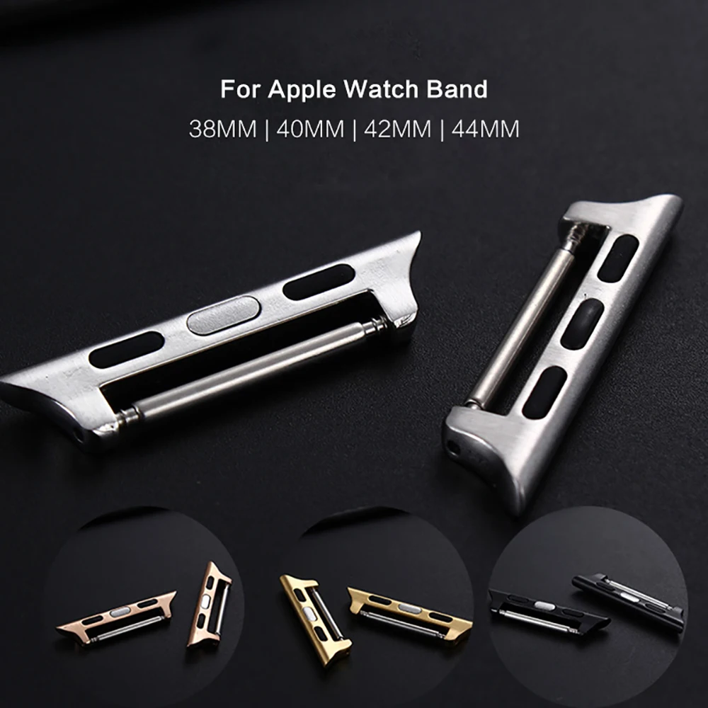 10Pcs Spring Strap Width 14mm 16mm 18mm 20mm Adapter For Apple Watch Band 40mm 44mm 41mm 45mm 38mm 42mm Replacement Connector