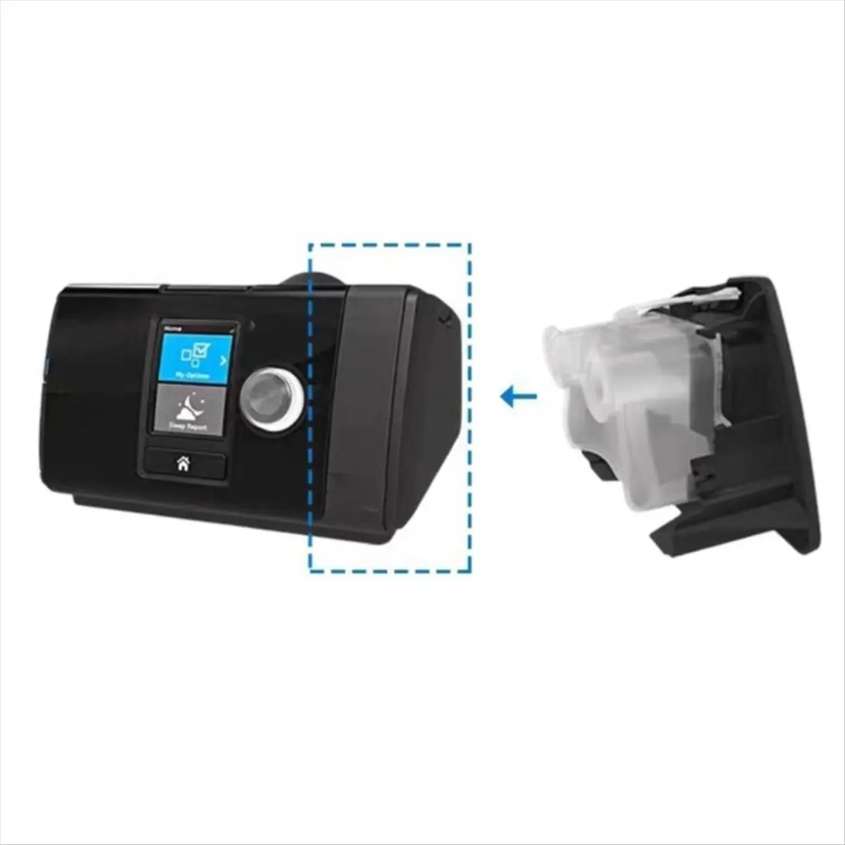 (A02R) For Resmed 37303 Air10 Side Cover for AirSense 10 and AirCurve 10