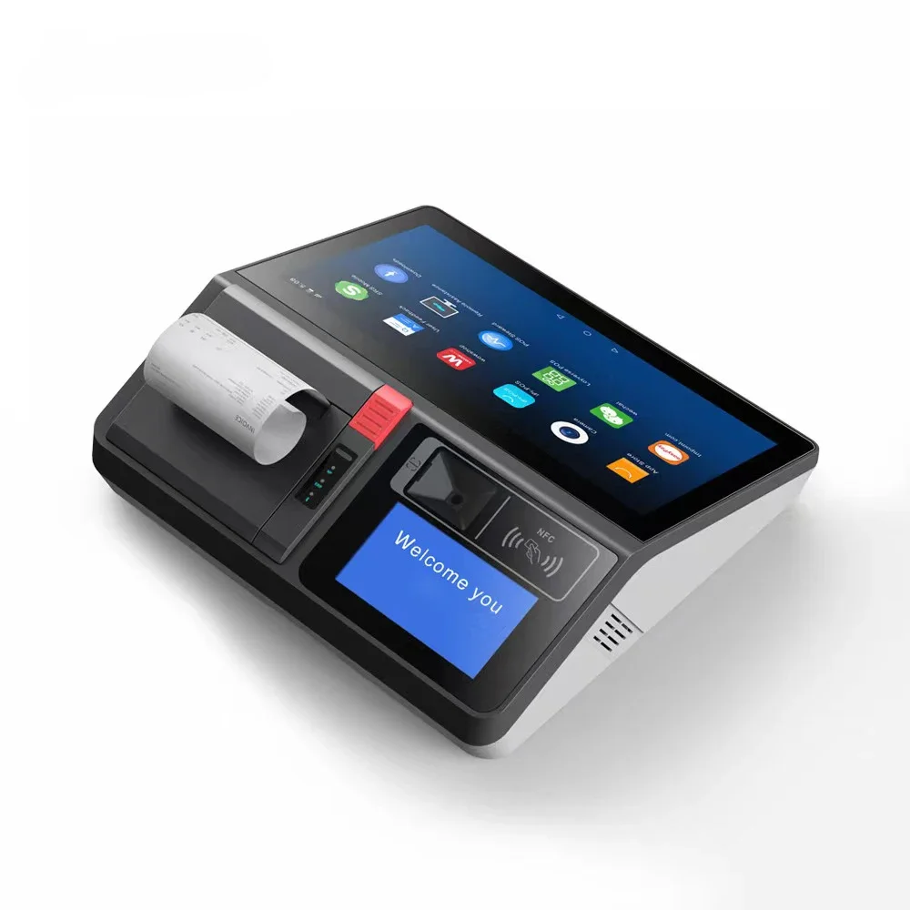 11.6-inch Android touch cash register Supermarket restaurant ordering all-in-one machine with printer and barcode scanner