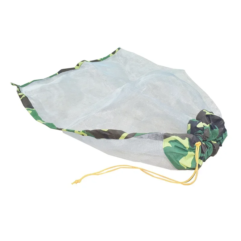 A Hornet bag collection cage made of stainless steel wire, widened and enlarged, with a mesh bag for storing wasps