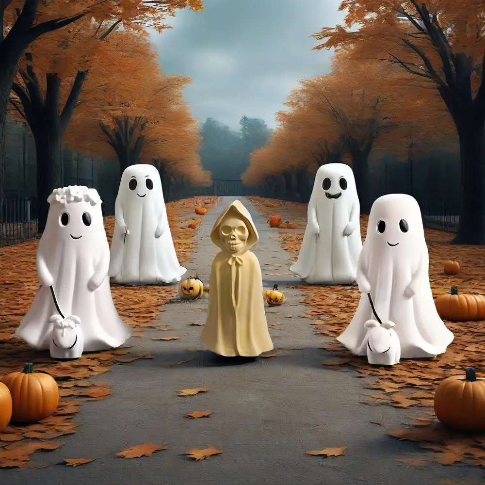 

Хэллоуин призрак силиконовая форма для свечей форма куклы смоляная форма DIY череп волшебник подсвечник пластырь готический декор