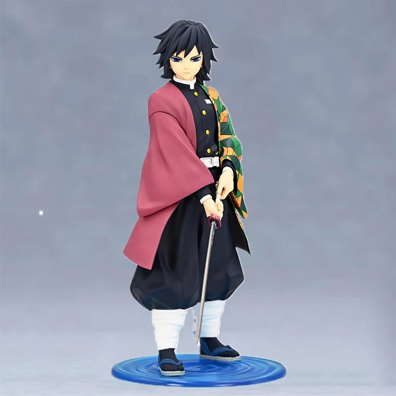 

Cartoon Giyuu Anime Figurine Demon Slayer Action Figure Tomioka Giyuu Figure Sword Decoration Model PVC Collection Statue Toys