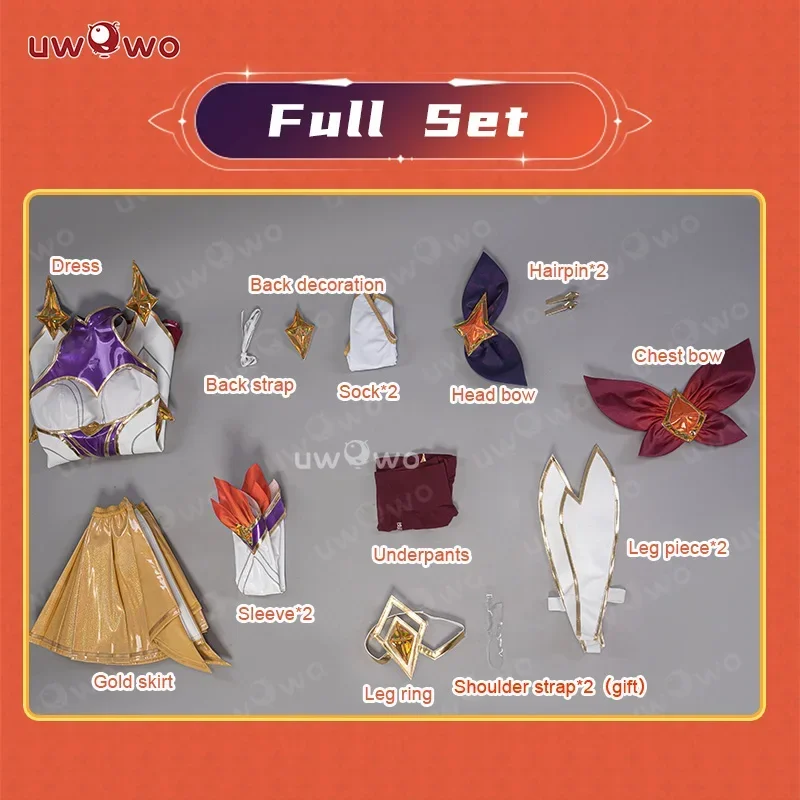 SN66 UWOWO ستار جارديان سيرافين كوسبلاي جامعة الأساطير/LOL: زي ستار جارديان سيرافين التأثيري سلسلة SG Hallowee2@w$