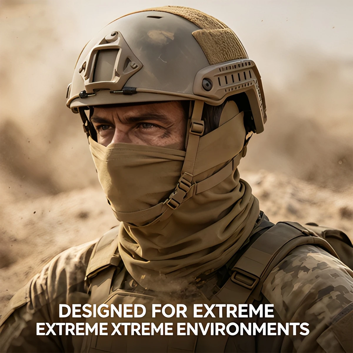 Tactical Balaclava Face Mask Breathable Cycling Neck Gaiter UV Protection Motorcycle Half Face Cover Quick Dry Hunting Scarf