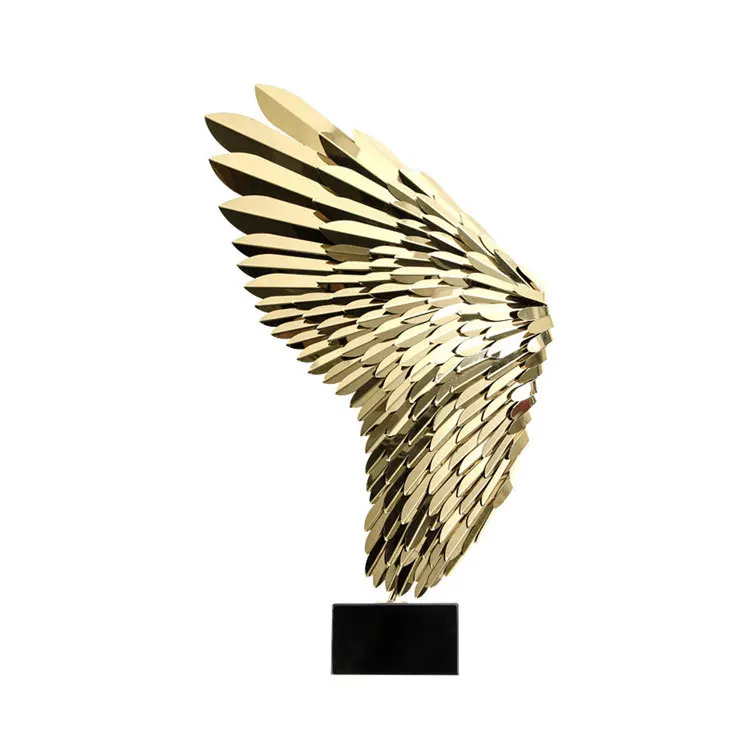 

Simple modern creative art wing sculpture ornament model room sales department living room porch home soft decoration jewelry