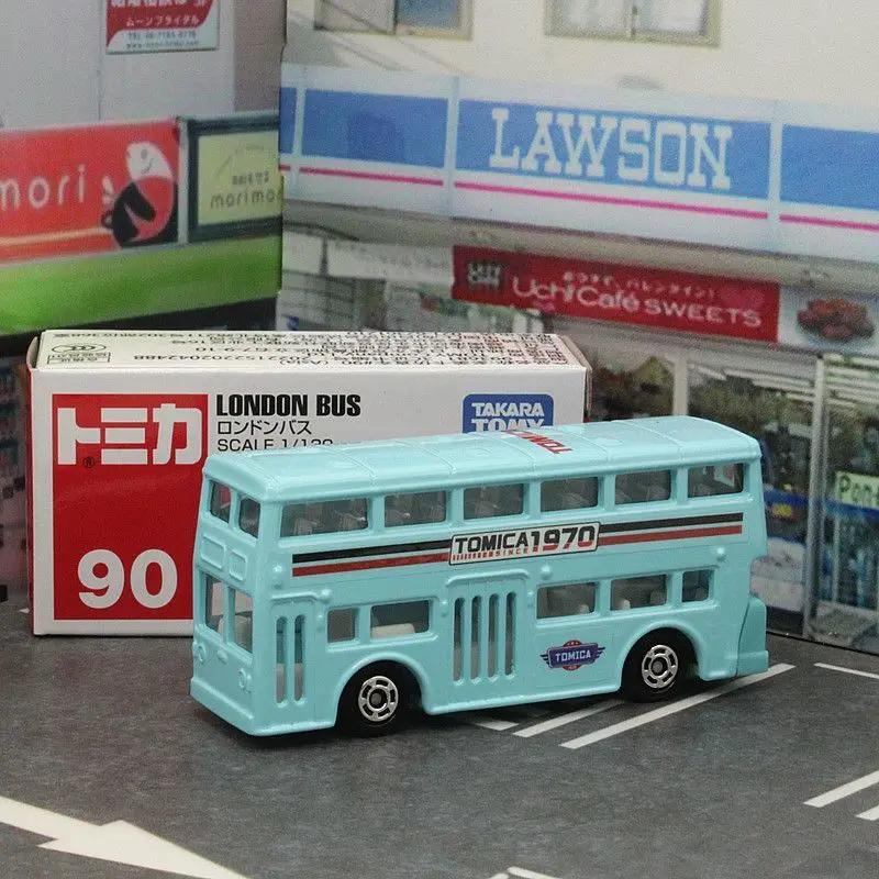 

Original Takara Tomy Tomica London Double Decker Bus Die Casting Static Alloy Car Model Car Toy Boy Birthday Gifts