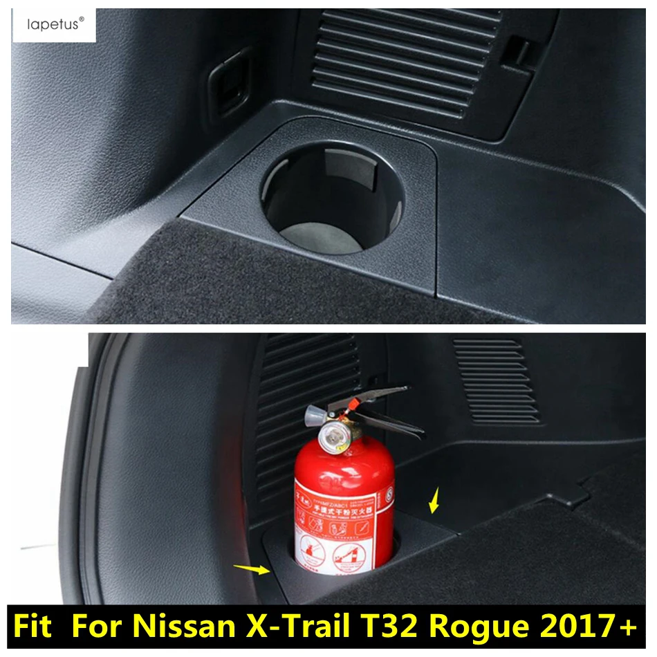 

Fire Extinguisher Cup Holder Case Cover Kit Trim Accessories Fit For Nissan X-Trail X Trail T32 Rogue 5 Seat Model 2017 - 2020