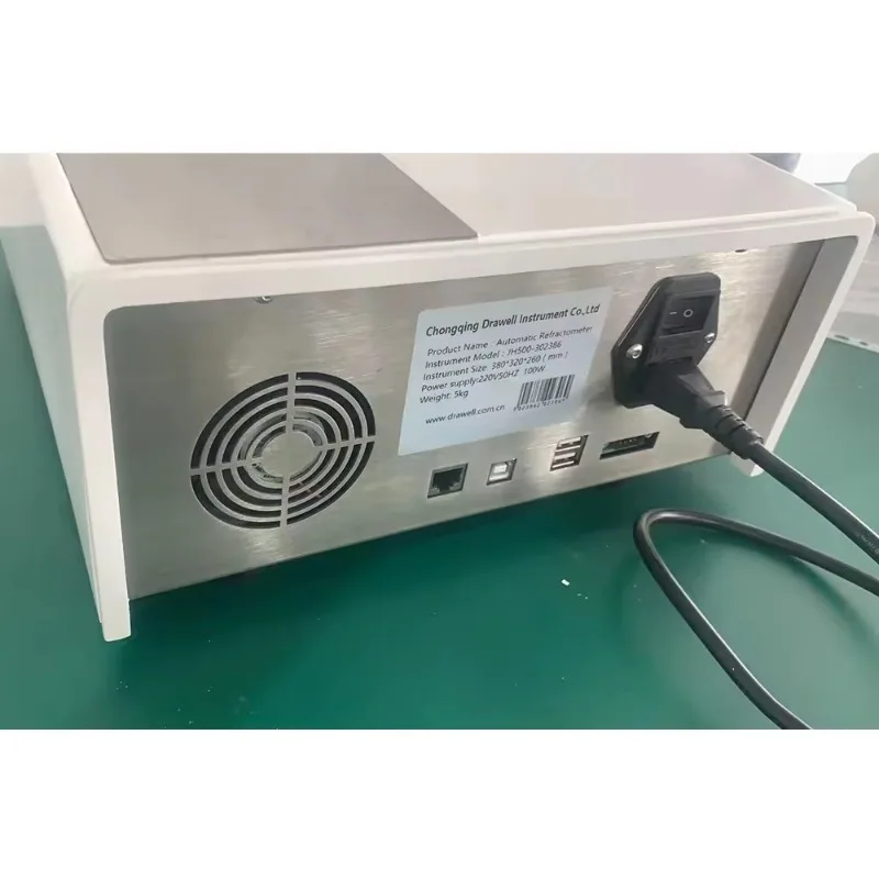 2026Drawell China Digital Refractometer LCD High Precision Auto Refractometer for Lab