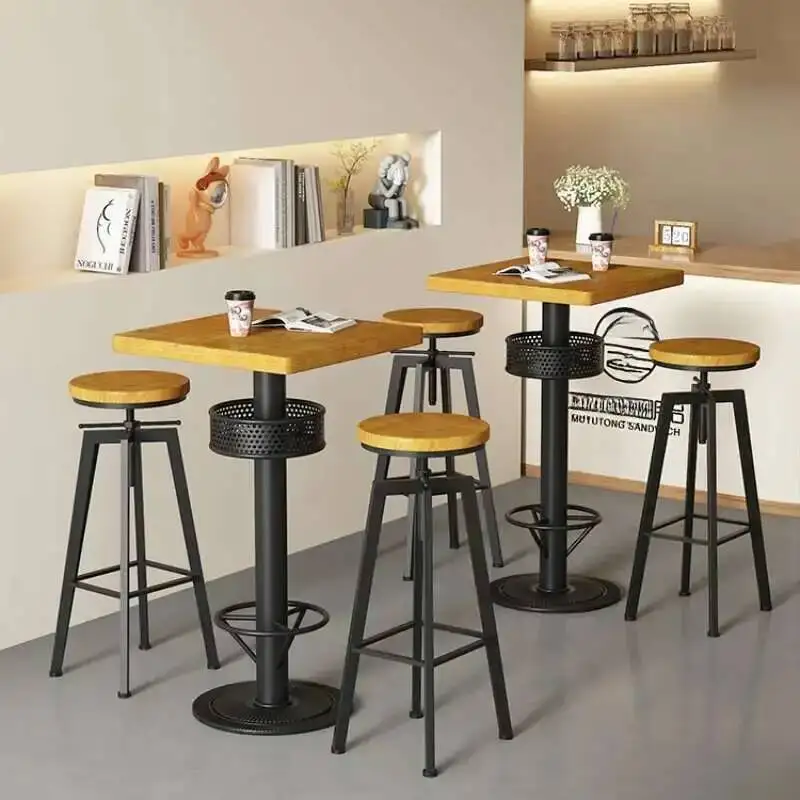 مطعم المطبخ طاولات بار الجانب أكل الدائمة حفلة خمر طاولة طعام خشبية مستديرة موبليس دي Cocina الأثاث Zt50bt جديد