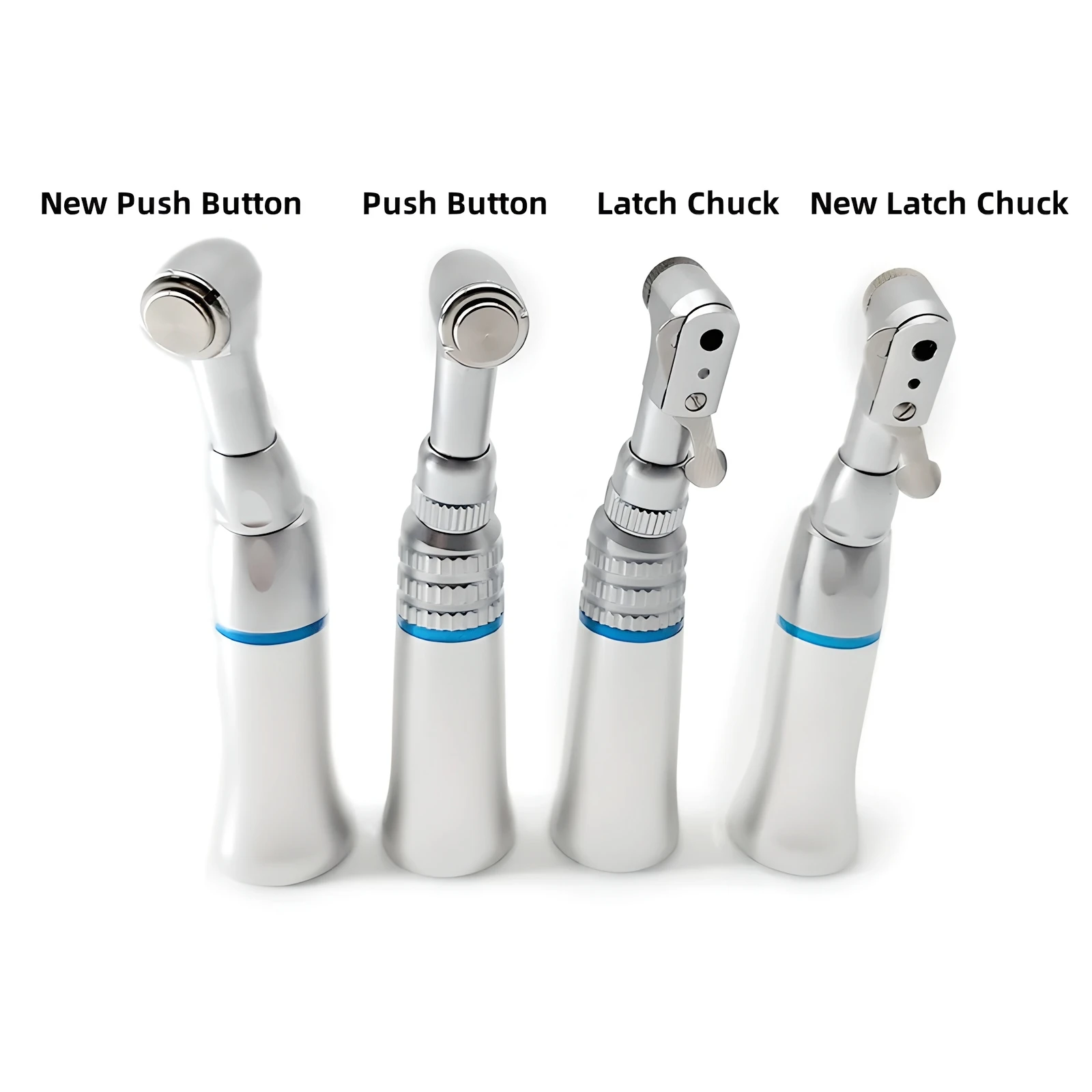 TOSI Dental Slow Low Speed Handpiece Against Low Rotation Dental Contra Angle Latch Chuck /Push Button Key Type