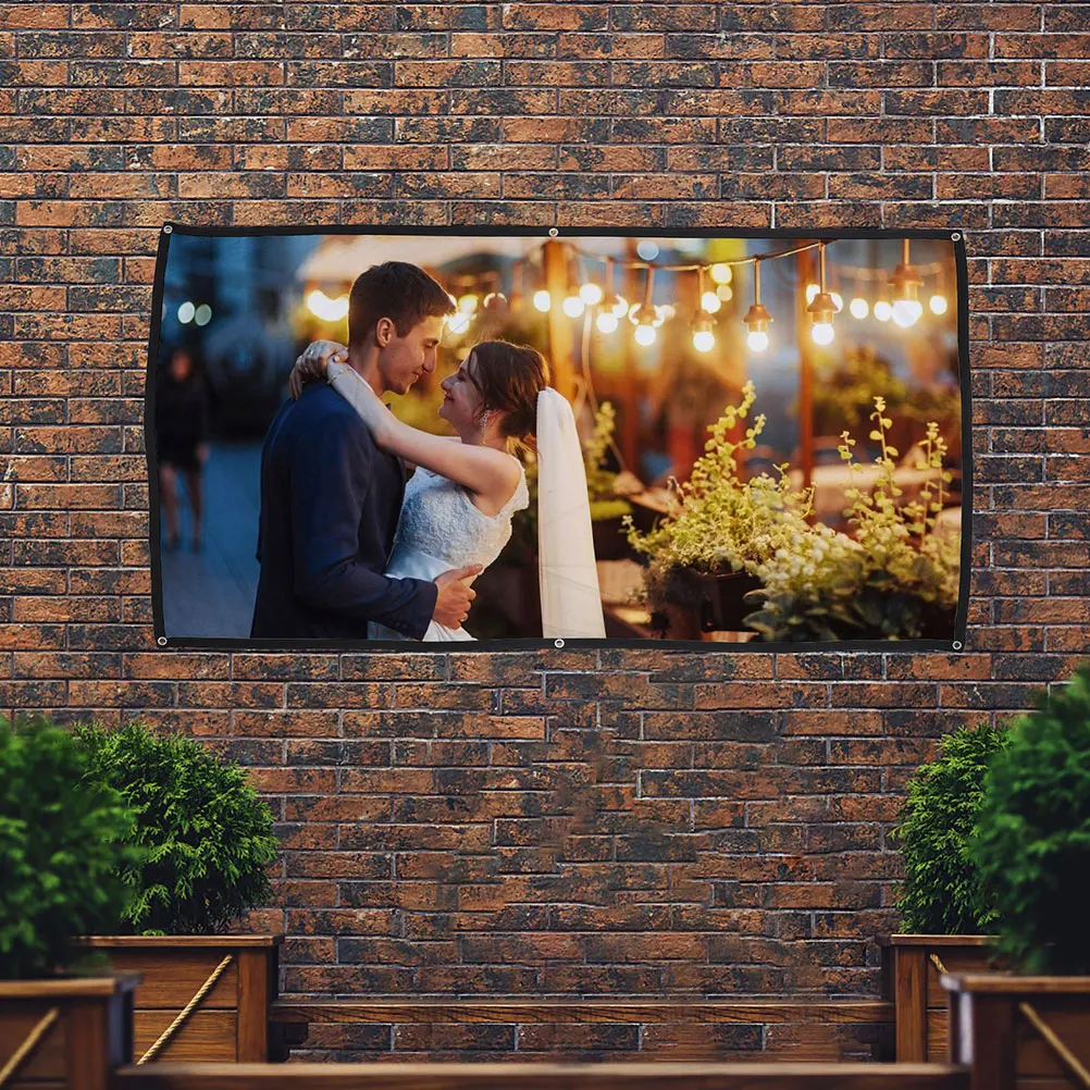 

Folding Projector Screen Portable Polyester White Screen for Commercial Presentations Educational Training