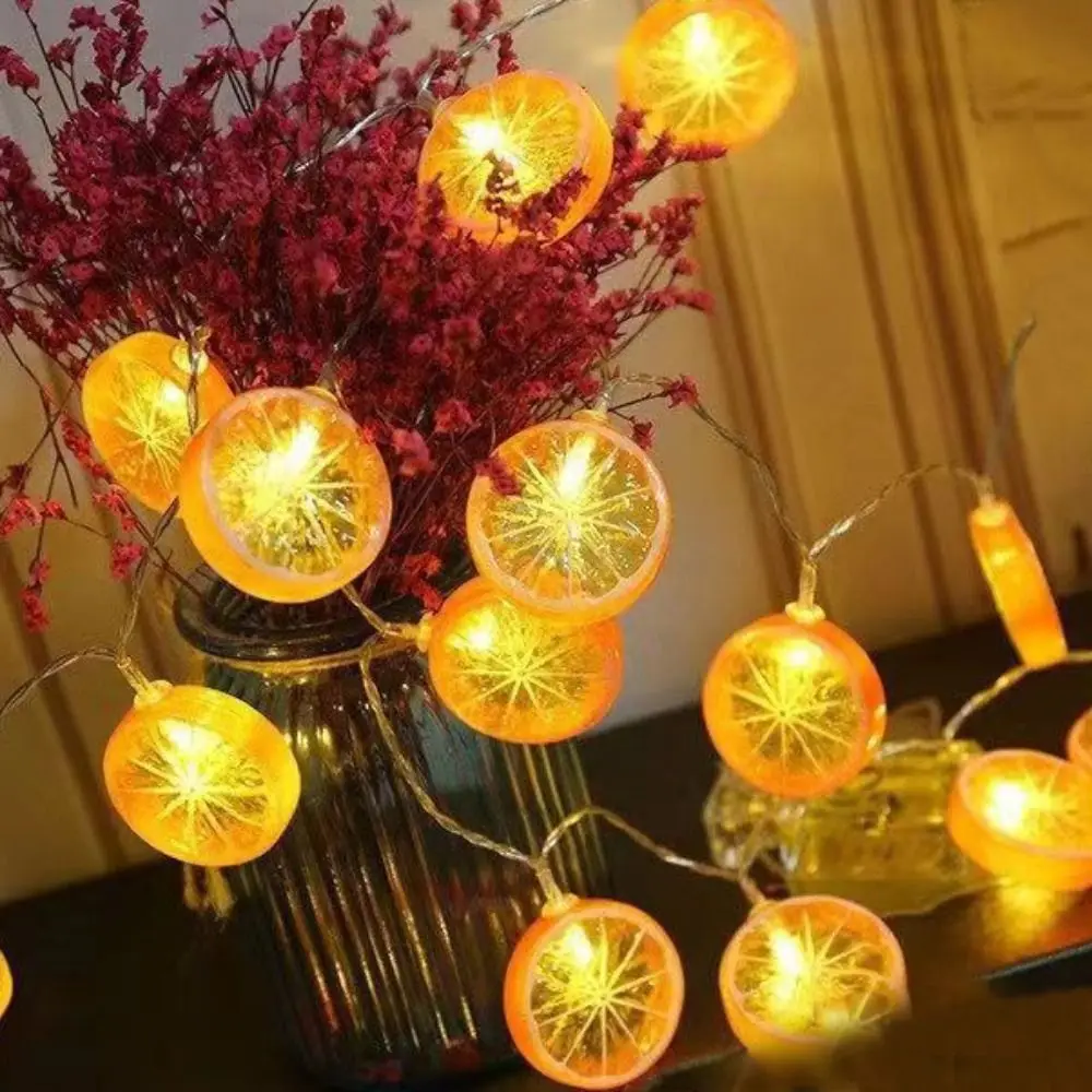 Romantico LED Limone String Light Appeso Ghirlanda impermeabile Luce Creativa Lucine artificiali Tende Natale