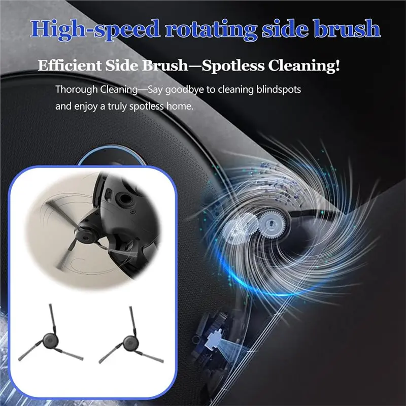 17PCS Spazzola principale Rullo Mop Sacchetti per la polvere Spazzola laterale per Dreame Mova Z60 Ultra Robot Aspirapolvere