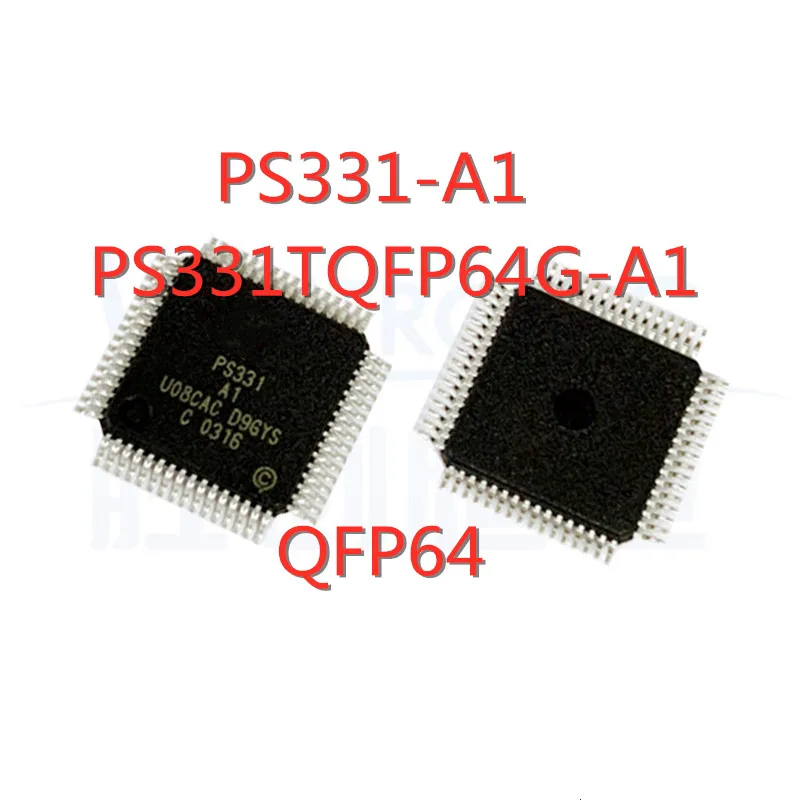 5PCS/LOT PS331TQFP64G-A1 PS331 PS331-A1 PS331A1   QFP-64 SMD LCD screen chip New In Stock GOOD Quality