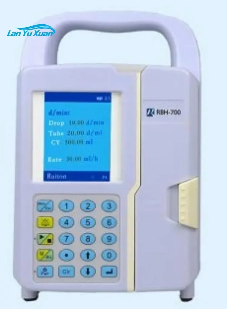 

Ruibo RBH-700 Infusion pump Full screen display of tube type library with recording function and built-in infusion device