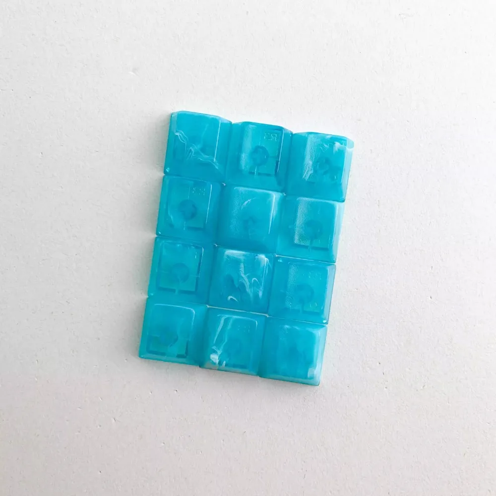 Pigment Infection Keycap Set PC Custom Translucent Frosted Keyboard Cap Cherry Profile Gaming KeyCap for Mechanical Keyboard