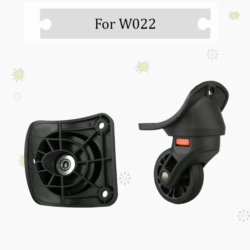 

For W022 Luggage Wheel Upgrade Kit 360° Silent Swivel Castors Wear-Resistant & Pressure-Resistant Easy Replacement
