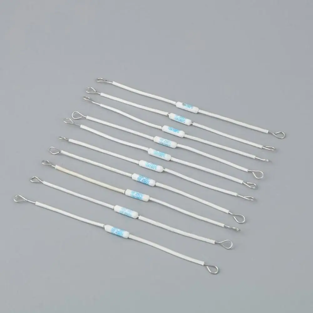 5/10Pcs RF250V Thermal Fuse 185 Degree Short Circuit Protection Rice Cooker Fuse 10A Safe Protection Thermal Cutoff