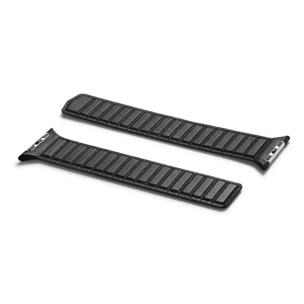 New Leather Magnetic Strap For Apple Watch 10 9 8 7 45mm 41mm 42mm 46mm Comfortable Loop Bracelet Wristband iWatch 6 5 4 SE