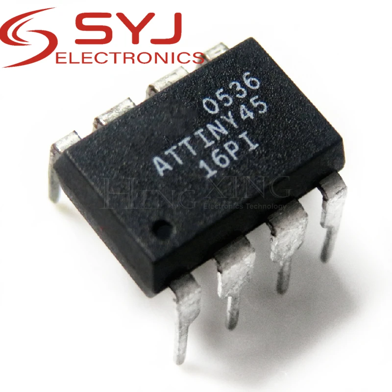 

10pcs/lot ATTINY45-20PU ATTINY45-16PI ATTINY45 DIP-8 In Stock