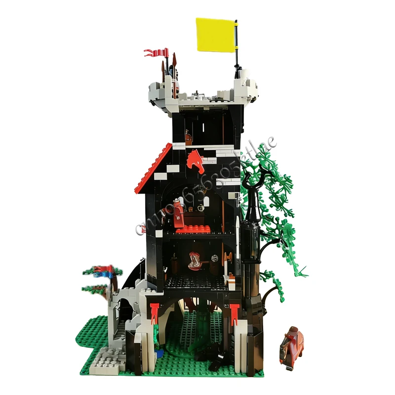 959 pièces, tour sombre d'ingénierie urbaine, MOC, construction modulaire personnalisable, blocs de construction créatifs, design éducatif, jouet DIY, cadeau de Noël