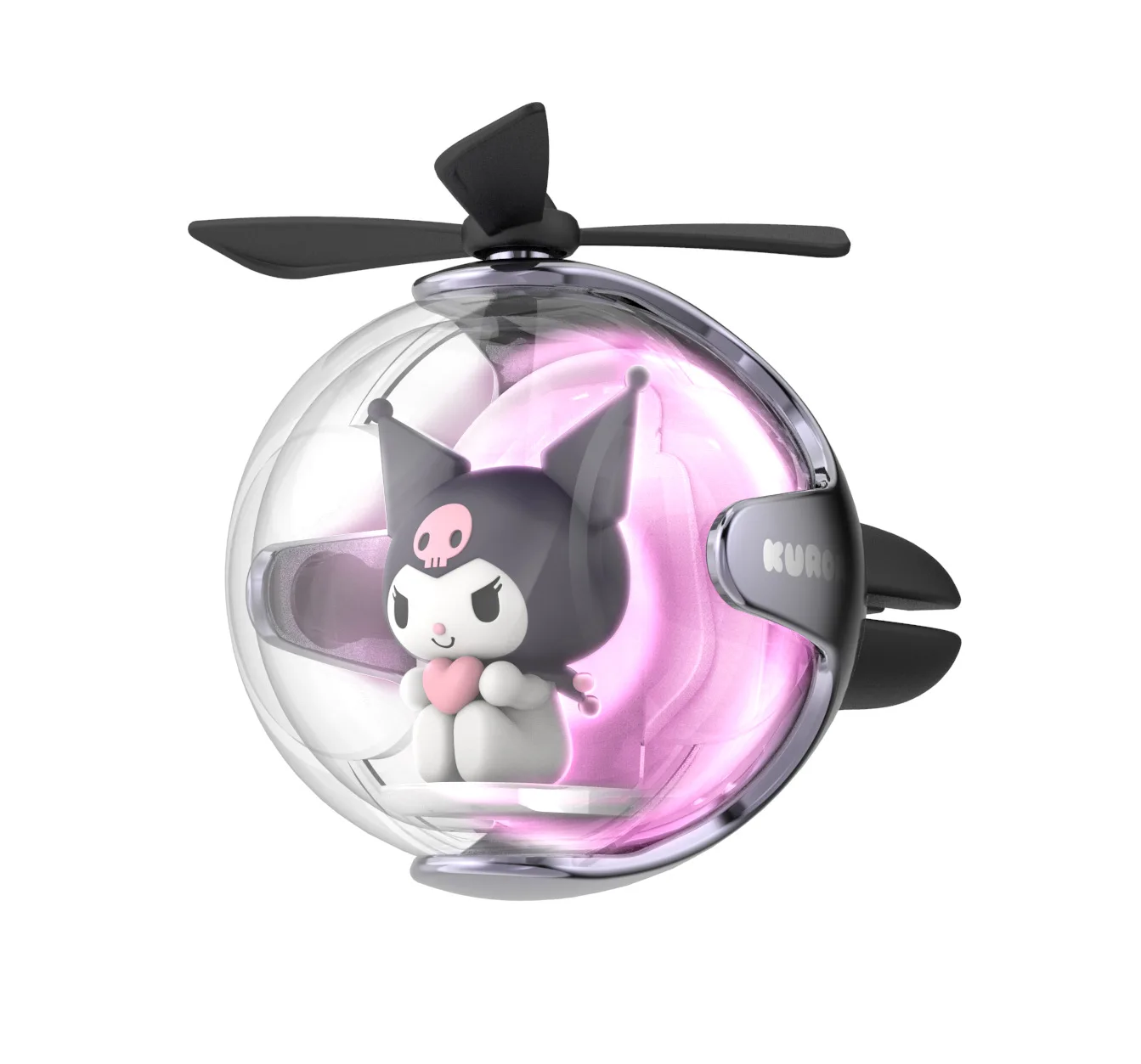 Sanrio Anime Kawaii Hello Kitty Flight Ball Car Aroma Diffuser Cute Cartoon Kuromi My Melody Ambient Light Girls Gifts